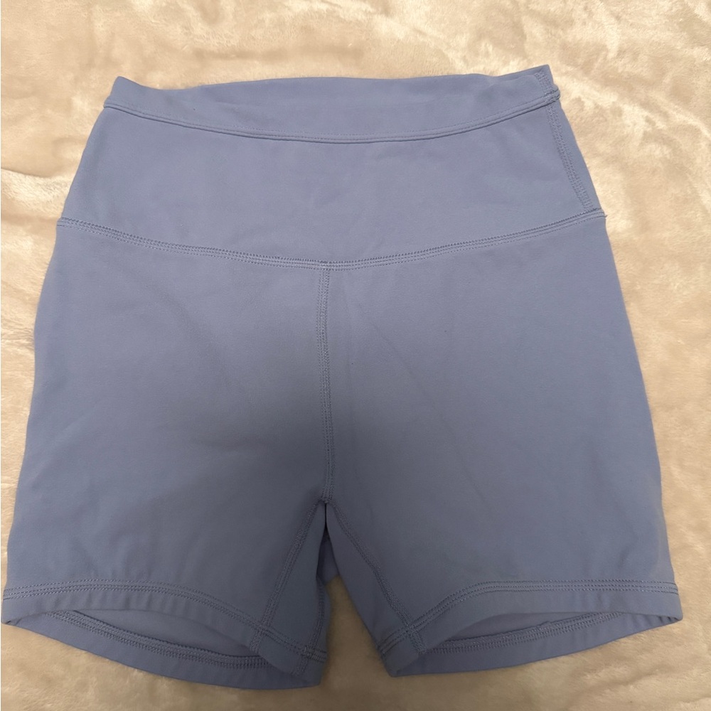 Women's Light Blue Bike Shorts